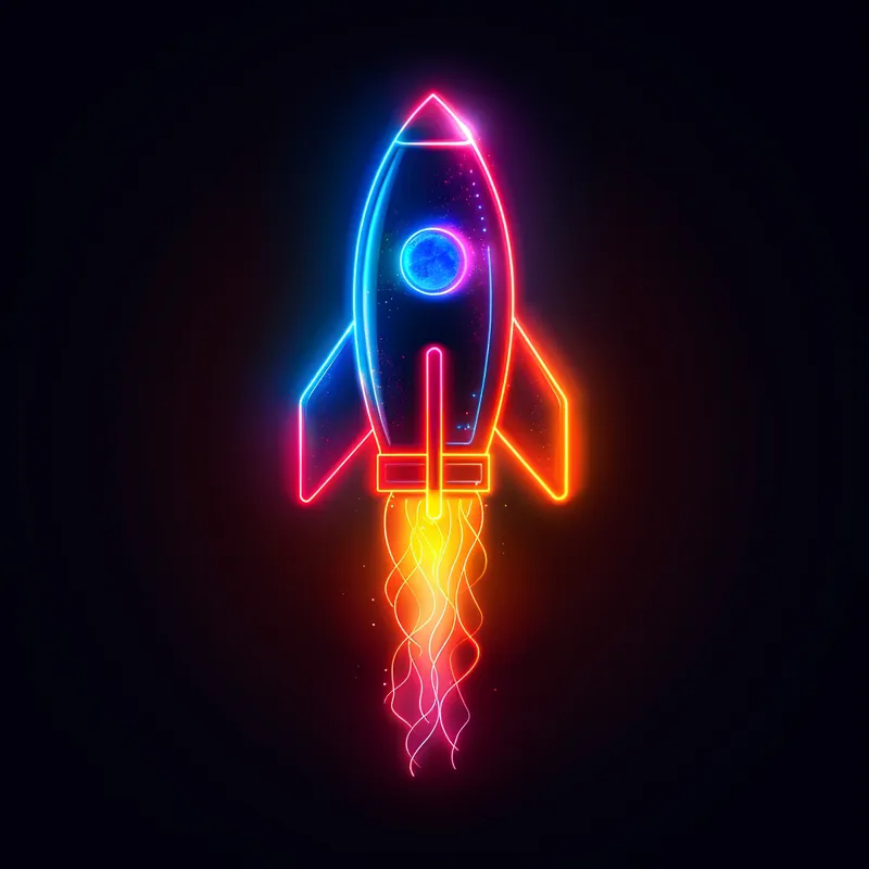 Neon Lineal Icons Prompts for Gemini - Image 2