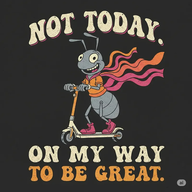 Sarcastic Quote Tshirt Designs Prompts for Grok - Image 3